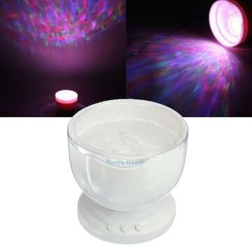 Aurora Master Light Ocean Daren Waves Projector With Speaker Table Light