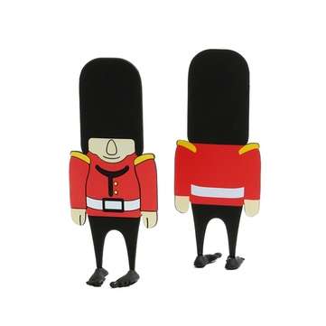 Creative Bookmark England Soldier Bigfoot Bookmark Stationery Cartoon Student Supplies