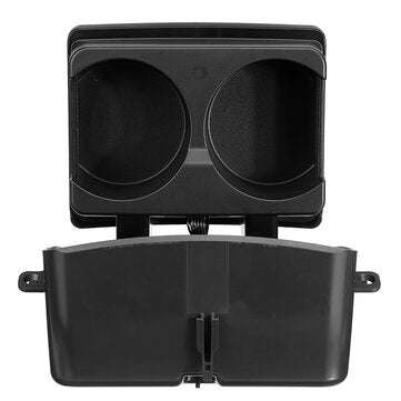 Black Center Console Insert Drinks Cup Holder Trim For Ford Explorer 2011-2015