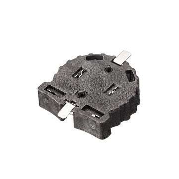 CR1220 Battery Holder In-line Button Battery Cell Sockets Case Black Plastic Housing