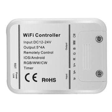 ARILUX SL-LC 06 LED WIFI Smartphone Controller Romote 5 Channels DC12-24V For RGBWW Strip light