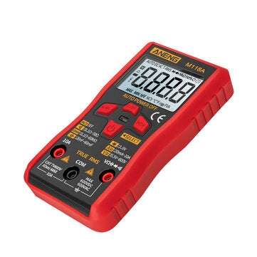 ANENG M118A Digital Mini Multimeter Tester Auto Multimeter True Rms Transistor Meter with NCV Data H
