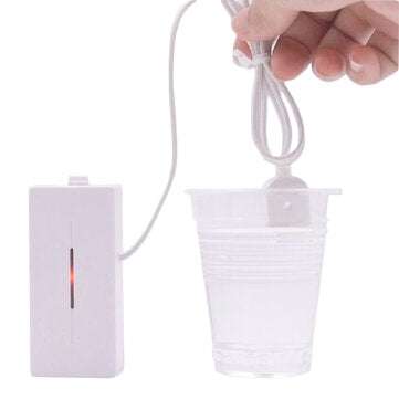 Bakeey 433MHz Wireless Water Leakage Sensor Water Leaks Intrusion Detector Alert W... (COLOR: WHITE)