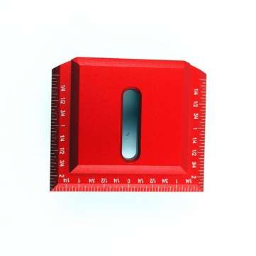 Aluminum Alloy 2-1/2 Inch 90 Degree Saddle Square L Shape Right Angle Marking Ruler Woodworking Scri