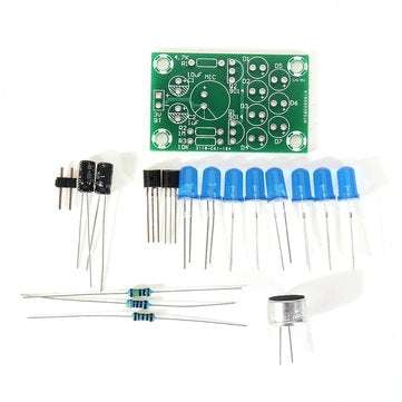 DIY Electronic Kit Set Voice-activated Melody Light Fun Soldering Practice Production Board Training