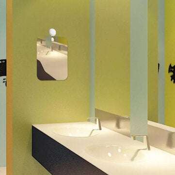 Anti Fog Shower Mirror Bathroom Fogless Fog Free Mirror Washroom Travel Shaving Mirror for Bathroom