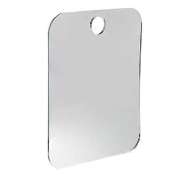 Anti Fog Shower Mirror Bathroom Fogless Fog Free Mirror Washroom Travel Shaving Mirror for Bathroom