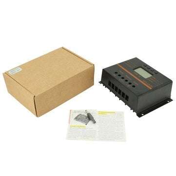 80A Solar Panel Charge Controller 12V 24V Auto LCD USB Solar Battery Charger High Efficiency Solar 8