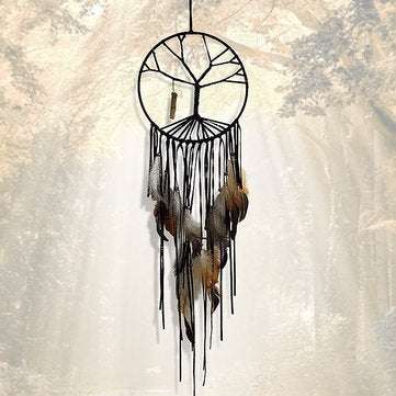 Dream Catcher Handmade Colorful Feather Wall Hanging Decorations Ornament Gift Wind Chimes