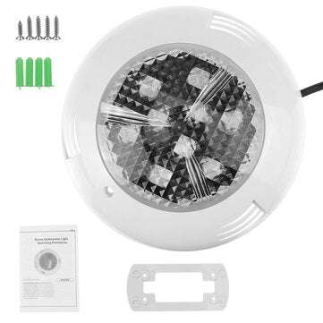 AC 12-24V Waterproof LED Pool Light RGB Swimming Pool Light 9W for Birthday Party Water Parks Aquari