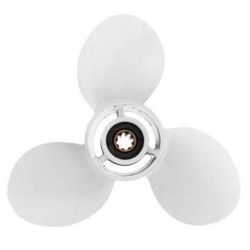 9 1/4 x 10 Aluminum Boat Outboard Propeller For Yamaha 9.9-15HP 63V-45945-00-EL