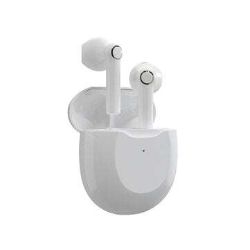 Bakeey S12 TWS bluetooth 5.1 Earphones Noise Canceling Wireless Headphones With Mi... (COLOR: WHITE)