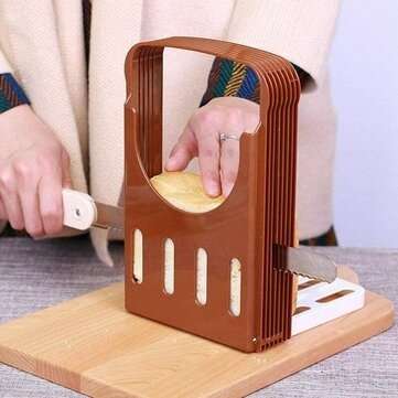 Bread Cut Loaf Toast Slicer Cutter Slicing Guide Baking Bread Splitter Toast Slicing Tool For Home B