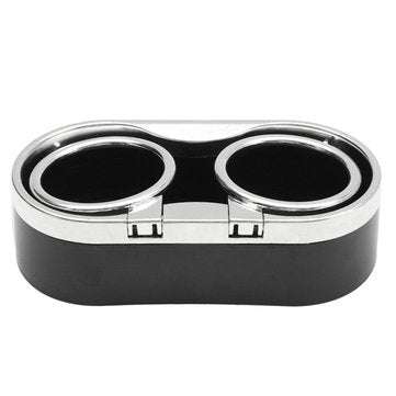 Double Hole Car Drink Bottle Holder Beverage Cup Mount Stand Plastic