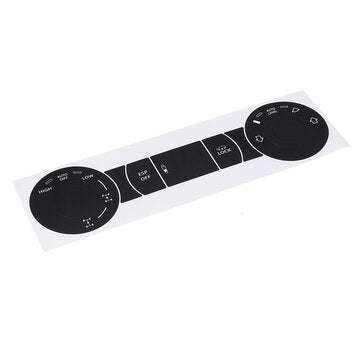 Car Matte Black Worn Button Repair Kit Stickers Decals For VW Volkswagen Touareg 20042009