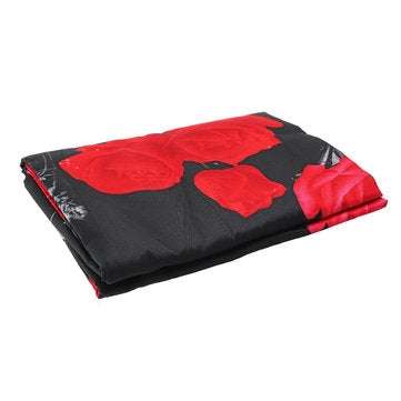Bedding Set luxury 3D Rose Cotton Bedding Sets Bed Sheet Duvet Cover Pillowcase Cover Set King Twin