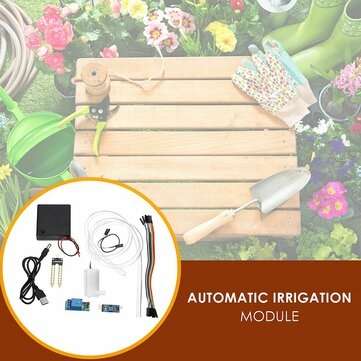 Automatic Irrigation Module DIY Set for Soil Moisture Detection and Automatic Water Pumping Garden I