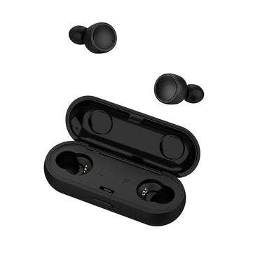 Bakeey T06 Mini TWS bluetooth Hifi In-ear Earphone Sport Music Headphones Bulit-i... (COLOR.: BLACK)