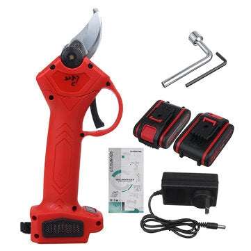 88VF 2.2Ah Cordless Rechargeable Pruning Shears Electric Branch Sissors Trimmer With 2pcs Lithium Ba