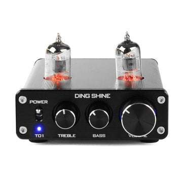 Ding Shine Mini 6J1 Valve And Vacuum Tube Pre-Amplifier Amplifier Stereo HIFI Buffer Preamp
