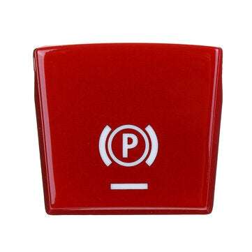 Car Styling Central Handbrake P Button Cover For BMW 5/6/7 Series F10 GT F07 X3 F25... (COLOR.: RED)