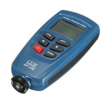 CEM DT-156 Professional Paint Coating Thickness Tester Meter Gauge Digital Kit