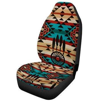 Auto Car Front Seat Cover Fabric Cases Protector Universal For Sedan SUV Truck (TYPE: C)
