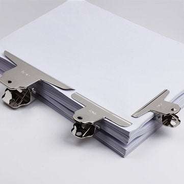 Deli 9533 4 Pcs/lot 76mm Large Yamagata Bill Tickets Clamp Board Clips Financial Binder Clips Metal