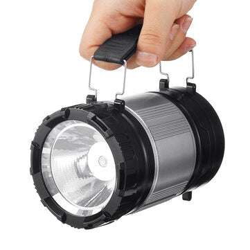 Battery Powered LED Camping Light Telescopic Portable Flashlight Tent Lantern Lamp