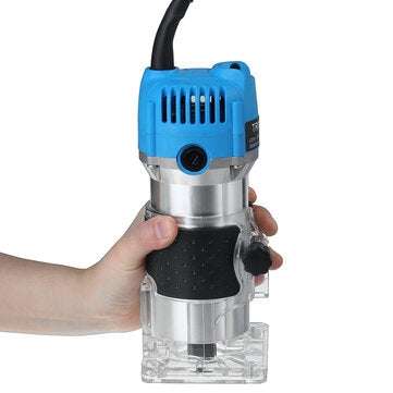 800W 30000Rpm Electric Trimmer Wood Tool Wood Laminate Palm Router Electric Hand Trimmer Edge Joiner