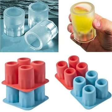 Creative Ice Cup Ice Model Ice Cube Ice Box Kitchen Fancy Commodity Ice Mold (COLOR.: RED)
