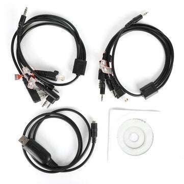 8 in 1 Programming Cable for Motorola PUXING BaoFeng UV-5R for Yaesu for Wouxun hyt for Kenwood Radi