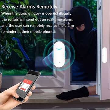 ANGUS AW201 Tuya Smart Wifi Door Window Open Closed Sensor Detector Home Burglar Intruder Security A