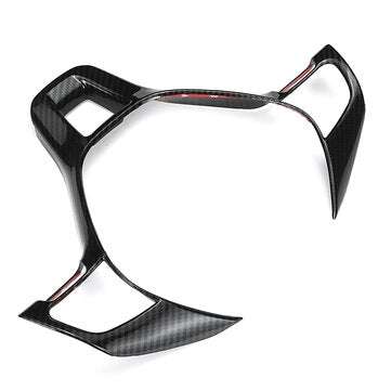 Carbon Fiber Look ABS Steering Wheel Cover Trim For VW Golf  2015-2020