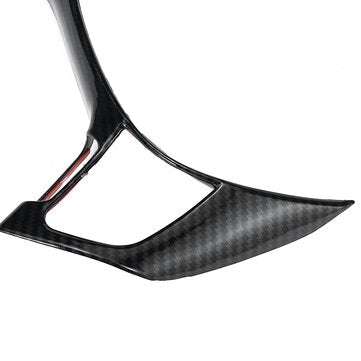 Carbon Fiber Look ABS Steering Wheel Cover Trim For VW Golf  2015-2020