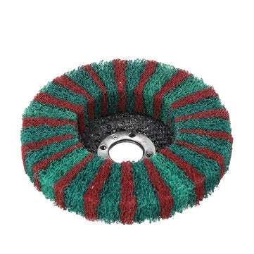 8Pcs 4 Inch Pattern Fiber Disc Polishing Grinding Wheel Scouring Pad Buffing Wheel for Angle Grinder