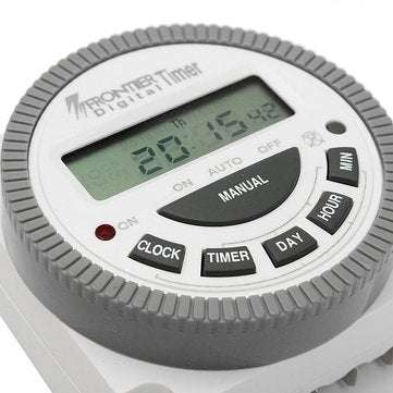 AC 220V-240V Digital LCD Power Programmable Timer Electronic Time Switch