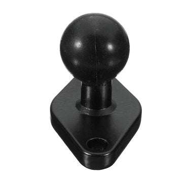 Black Motorcycle GPS Holder Mounting Aluminum 1inch Ball with Diamond Shape Plate