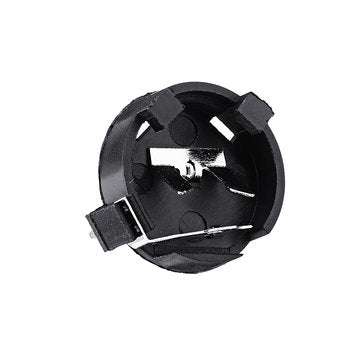 CR1220 Battery Holder Patch Button Battery Cell Sockets Case Black Plastic Housing