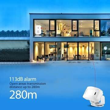 Bakeey Wireless Welcome Alarm Doorbell PIR Store Shop Entry Motion Sensor Infrared Detector Night Li