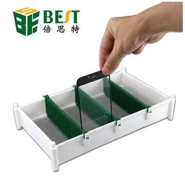 BEST BET-132 Anti-Static PCB Storage Baskets LCD Glass Rack Card Slot Board PCB board Plastic Pallet