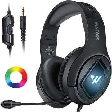 Bakeey M1 Wired Gaming Headphones 40MM Drivers Stereo Surround Sound Noise Reducti... (COLOR: BLACK)