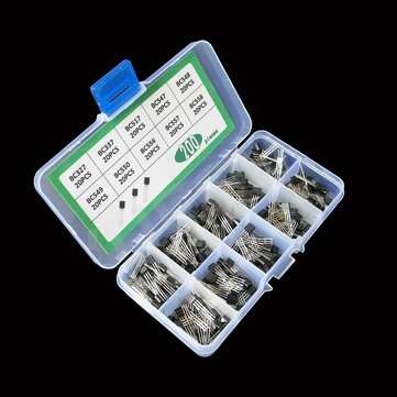 AOQDQDQD 200pcs TO-92 Diode 10 Values 20pcs Transistor Kit BC327 BC337 BC517 BC547 BC548 BC549 BC5
