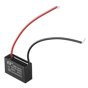 CBB61 3Pcs 1.8UF Starting Capacitance 450V AC Fan Capacitor CBB Motor Run Capacitor