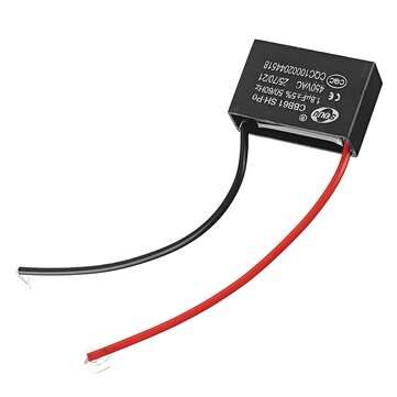 CBB61 3Pcs 1.8UF Starting Capacitance 450V AC Fan Capacitor CBB Motor Run Capacitor