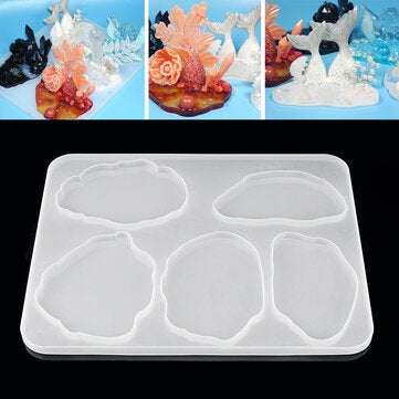 Agate Resin Casting Mold Silicone Making Epoxy Mould Craft DIY Clay Tool