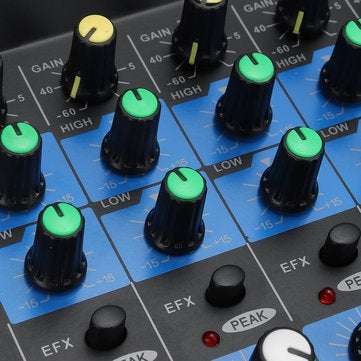 8 Channel 48V bluetooth Digital Microphone Sound Mixing Console Powerful Professional Karaoke Audio