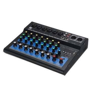 8 Channel 48V bluetooth Digital Microphone Sound Mixing Console Powerful Professional Karaoke Audio