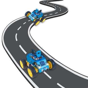 Adeept 4WD STEAM Science Education Aluminum Alloy Four-wheeled Cool Sports Smart Secondary Programmi