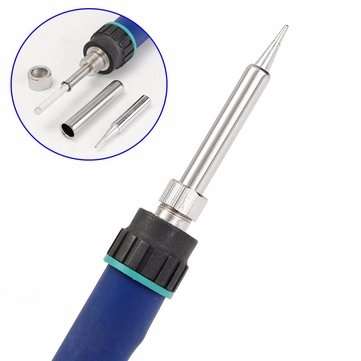 Digital 220V 60W  Adjustable Temperature 80-450C LCD Display Soldering Iron